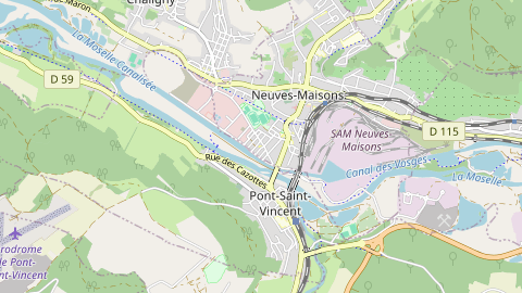 Carte de localisation de l'évènement