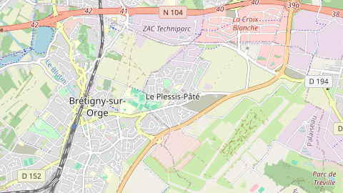 Carte de localisation de l'évènement