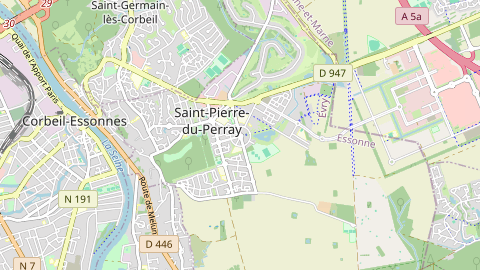 Carte de localisation de l'évènement
