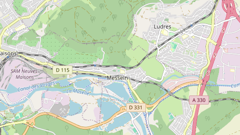 Carte de localisation de l'évènement