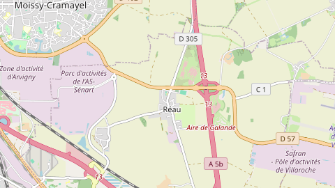 Carte de localisation de l'évènement