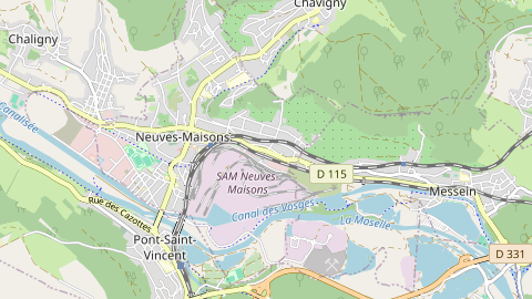Carte de localisation de l'évènement