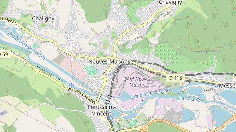 Carte de localisation de l'évènement