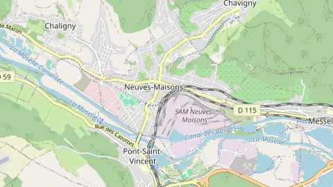 Carte de localisation de l'évènement
