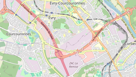 Carte de localisation de l'évènement