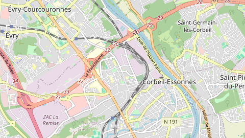 Carte de localisation de l'évènement