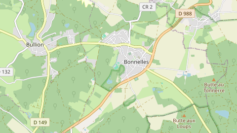 Carte de localisation de l'évènement