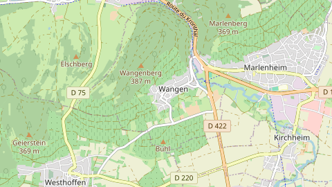 Carte de localisation de l'évènement