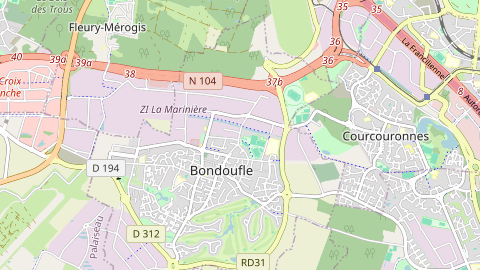 Carte de localisation de l'évènement