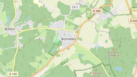 Carte de localisation de l'évènement