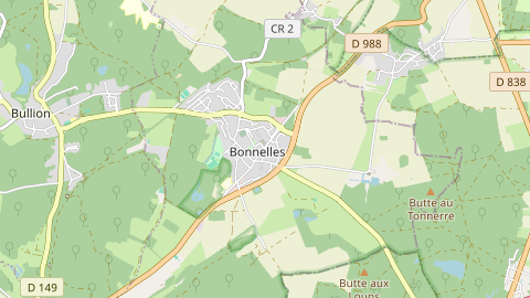 Carte de localisation de l'évènement