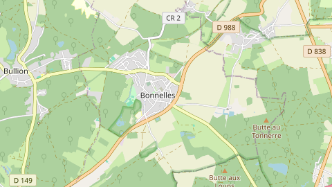 Carte de localisation de l'évènement