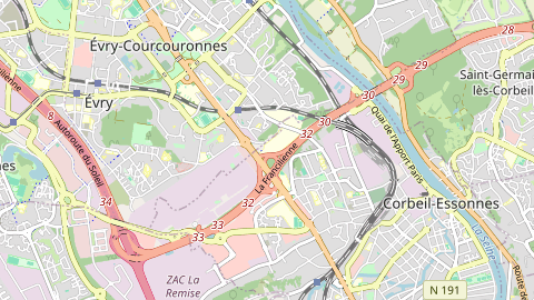 Carte de localisation de l'évènement