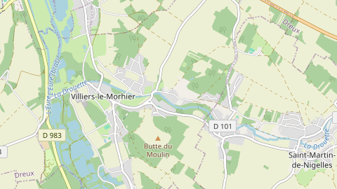 Carte de localisation de l'évènement