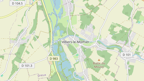 Carte de localisation de l'évènement