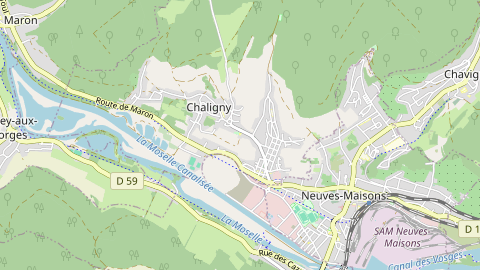 Carte de localisation de l'évènement