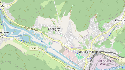 Carte de localisation de l'évènement