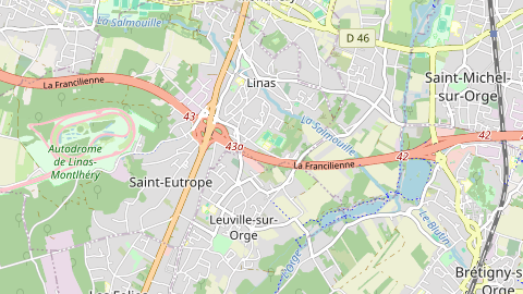 Carte de localisation de l'évènement