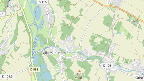 Carte de localisation de l'évènement