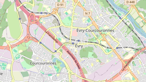 Carte de localisation de l'évènement