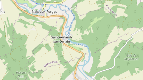 Carte de localisation de l'évènement