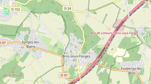 Carte de localisation de l'évènement