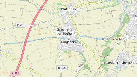 Carte de localisation de l'évènement