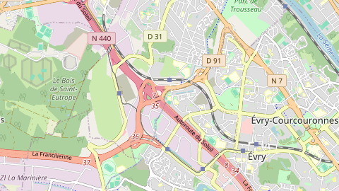 Carte de localisation de l'évènement