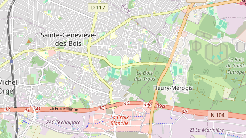 Carte de localisation de l'évènement