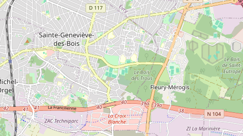 Carte de localisation de l'évènement