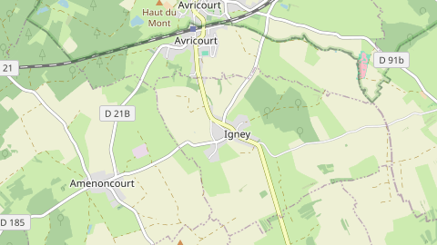 Carte de localisation de l'évènement