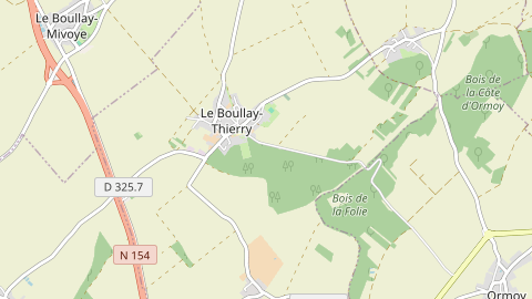 Carte de localisation de l'évènement