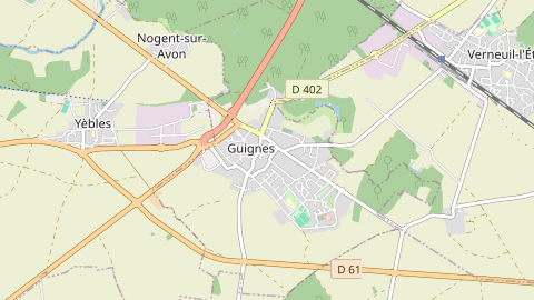 Carte de localisation de l'évènement