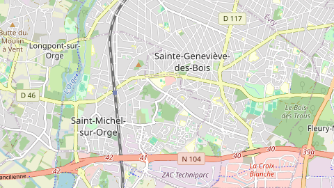 Carte de localisation de l'évènement