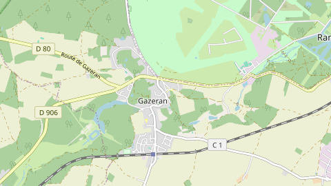 Carte de localisation de l'évènement