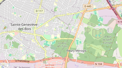 Carte de localisation de l'évènement