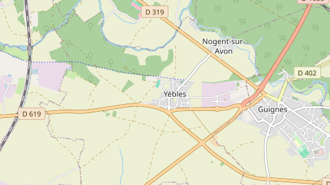 Carte de localisation de l'évènement