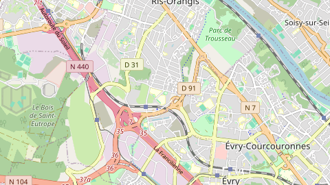 Carte de localisation de l'évènement