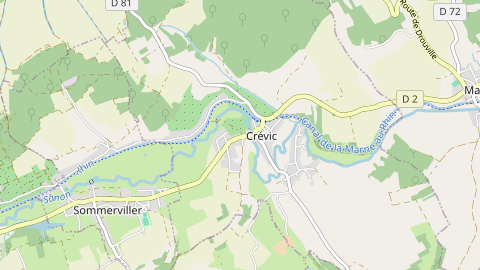 Carte de localisation de l'évènement