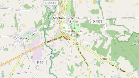 Carte de localisation de l'évènement