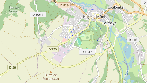 Carte de localisation de l'évènement