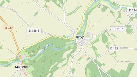 Carte de localisation de l'évènement