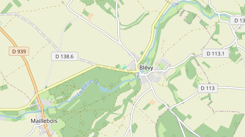 Carte de localisation de l'évènement