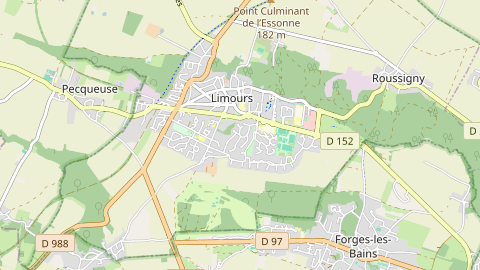 Carte de localisation de l'évènement
