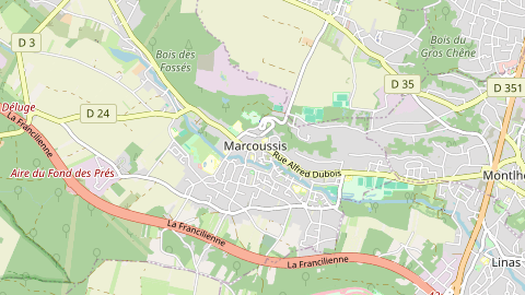 Carte de localisation de l'évènement