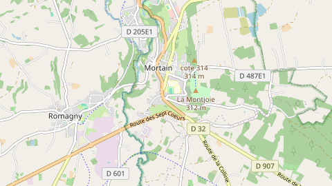 Carte de localisation de l'évènement