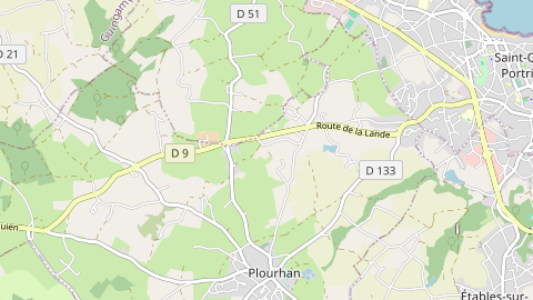 Carte de localisation de l'évènement