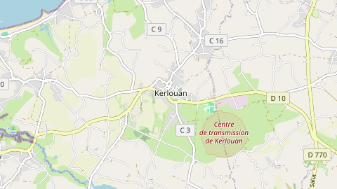 Carte de localisation de l'évènement