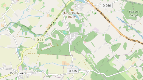 Carte de localisation de l'évènement