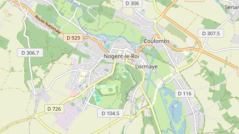 Carte de localisation de l'évènement